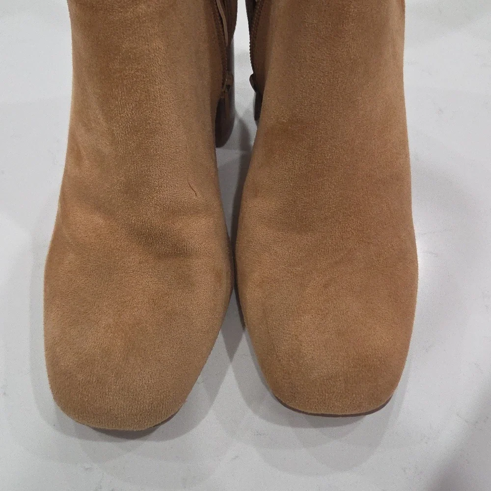 MADDEN GIRL WINDSLOW BLOCK HEEL STRETCH BOOTS SIZE 7.5